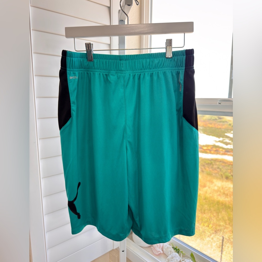Puma Teal Athletic Shorts. Size M
